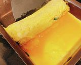ほうれん草のだし巻き明太餡かけ作り方3写真