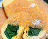 ほうれん草のだし巻き明太餡かけ作り方7写真