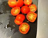 ミニトマトとたまごの中華炒め作り方1写真