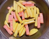 じゃがいもとベーコンのカレー炒め作り方4写真