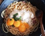 生クリームを使わない！本場のカルボナーラ作り方14写真