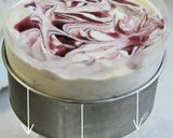 ブルーベリー*フルーツリボンのレアチーズ作り方28写真