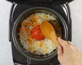 プラントビーフジャーキーのトマトご飯作り方4写真