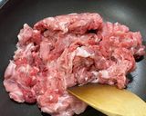 10分！豚肉のなめ茸 炒め作り方3写真