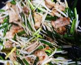 至高の豚バラとニラのニンニクの芽炒め作り方7写真