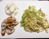 チクワとキャベツのポン酢炒め煮作り方1写真
