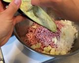 レンジで出来る♪なすボートハンバーグ作り方3写真