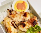 胸肉の鰹節焼き弁当作り方1写真