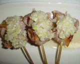 ★串焼きトマト巻きの♥ねぎソースがけ★作り方5写真