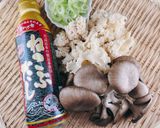 ハナビラタケとヒラタケの汁物×ねこぶだし作り方3写真