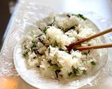 じゃこ（しらす）と大葉、塩昆布のおにぎり作り方5写真
