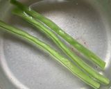 ベーコンいんげん巻き玉子焼き作り方2写真