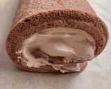 きび砂糖米粉チョコレートロールケーキ作り方12写真