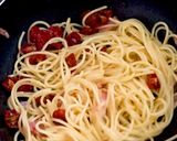ドライトマトのオイル漬けで作る簡単パスタ作り方6写真