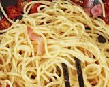 ドライトマトのオイル漬けで作る簡単パスタ作り方7写真