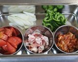 ゴーヤとトマトの韓国風スープ作り方1写真