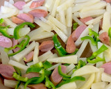 じゃがいもと豆苗のコンソメ炒め作り方6写真