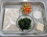 ＨＭで豆腐入り野菜ちぎりパン作り方1写真