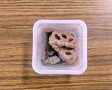 蓮根ごぼうに炒り玉子&貝割れ大根&ごま作り方2写真