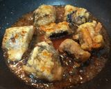 鯖缶で☆梅しそサッパリ！甘辛鯖の揚げ焼き作り方9写真