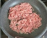 包丁不要！揚げナスとひき肉のトマトパスタ作り方2写真