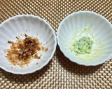 枝豆わさびマヨのおかかおにぎり作り方1写真