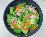 ごま味噌だれ焼うどん作り方2写真