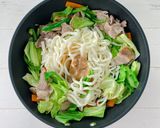 ごま味噌だれ焼うどん作り方3写真