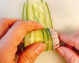 豚しゃぶキムチのきゅうり巻き作り方8写真
