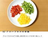 犬ご飯/旬のカラフル野菜丼作り方3写真