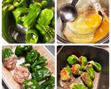 ピーマンの肉詰めと生姜焼き弁当作り方1写真