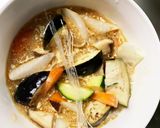 肉無豆腐茄子椎茸オーロラ味噌味八宝菜風作り方14写真