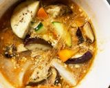肉無豆腐茄子椎茸オーロラ味噌味八宝菜風作り方15写真