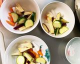 根菜茄子肉無スタミナ旨味炒味温野菜サラダ作り方7写真