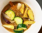 根菜茄子肉無スタミナ旨味炒味温野菜サラダ作り方13写真