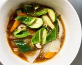 レンジ肉無豆腐中濃ドレッシング味野菜炒め作り方14写真
