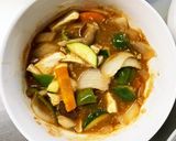 レンジ肉無豆腐中濃ドレッシング味野菜炒め作り方17写真