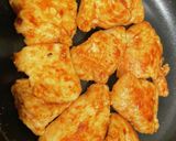 鶏むねカレー照り焼き作り方7写真