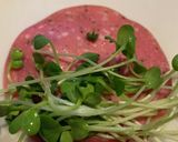 簡単節約おつまみ カイワレのハム巻き作り方1写真