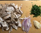 Mushroom Cold Pasta作り方3写真