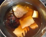 無化調ラーメン　生ニラ、発酵筍、干し椎茸作り方3写真