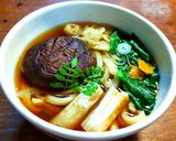 無化調ラーメン　生ニラ、発酵筍、干し椎茸作り方7写真