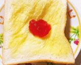 チョコがけジャムマーガリンのトースト作り方3写真
