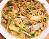 白菜と竹の子の豚バラうま煮作り方5写真