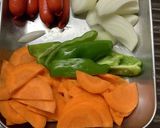 ウインナーと野菜のケチャップ炒め作り方1写真