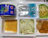 イワシ水煮缶とシラスで極うまカレー作り方1写真