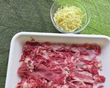 贅沢おかず チーズの牛肉包み♪作り方1写真