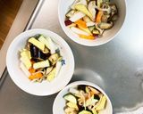 肉無ほんのりシーフード梅クリーム春雨炒煮作り方12写真