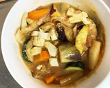 肉無ほんのりシーフード梅クリーム春雨炒煮作り方17写真