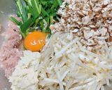 野菜たっぷり鶏バーグ作り方4写真